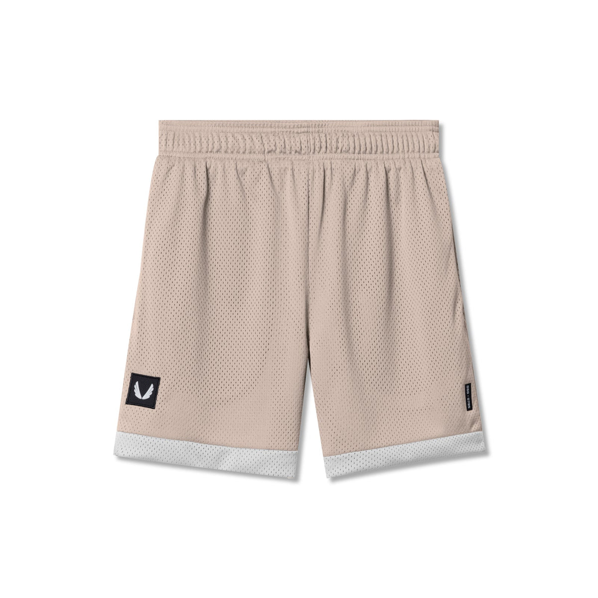 0795. SilverPlus™ Mesh Reversible Short - Beige/White | ASRV