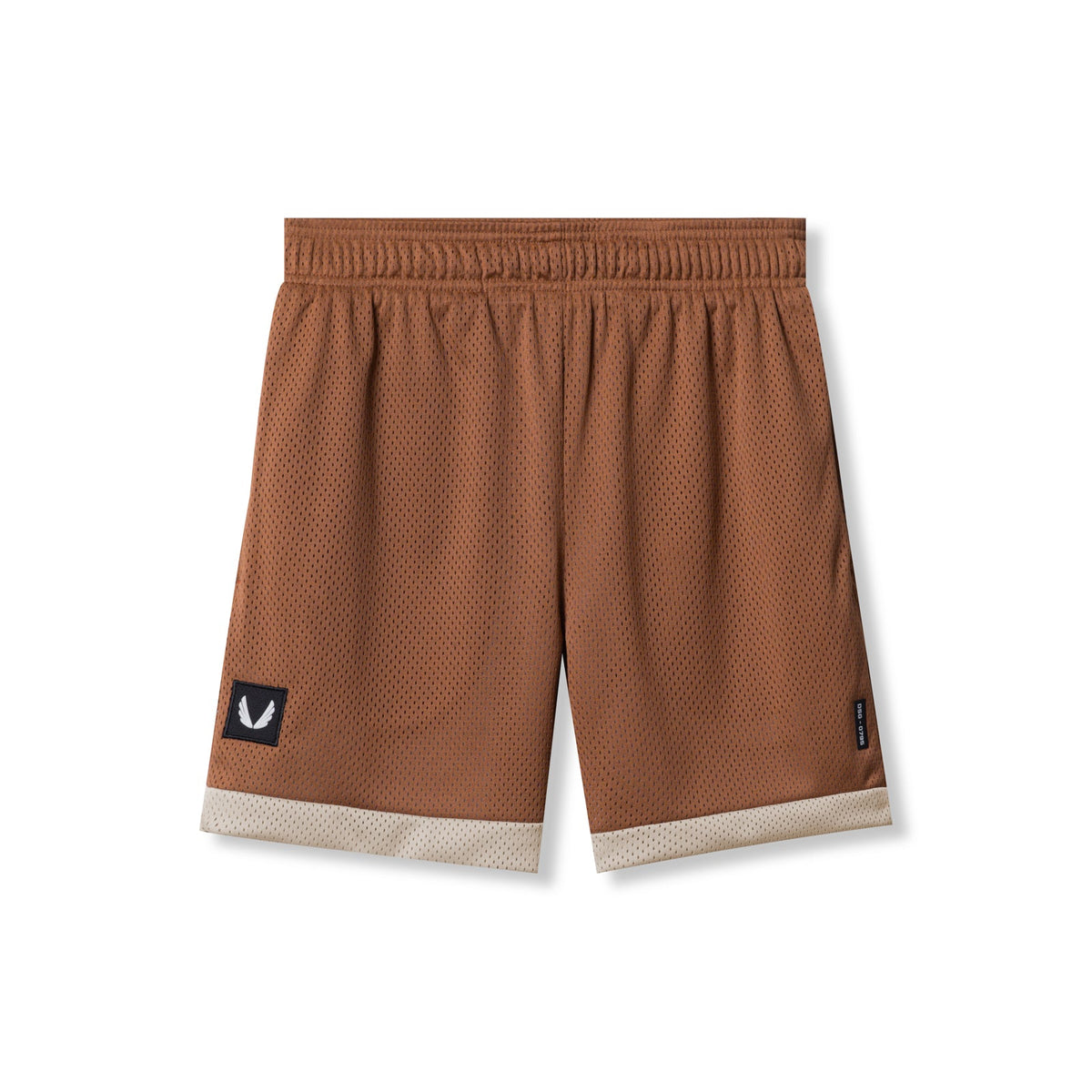 0795. SilverPlus™ Mesh Reversible Short - Rust/Beige | ASRV