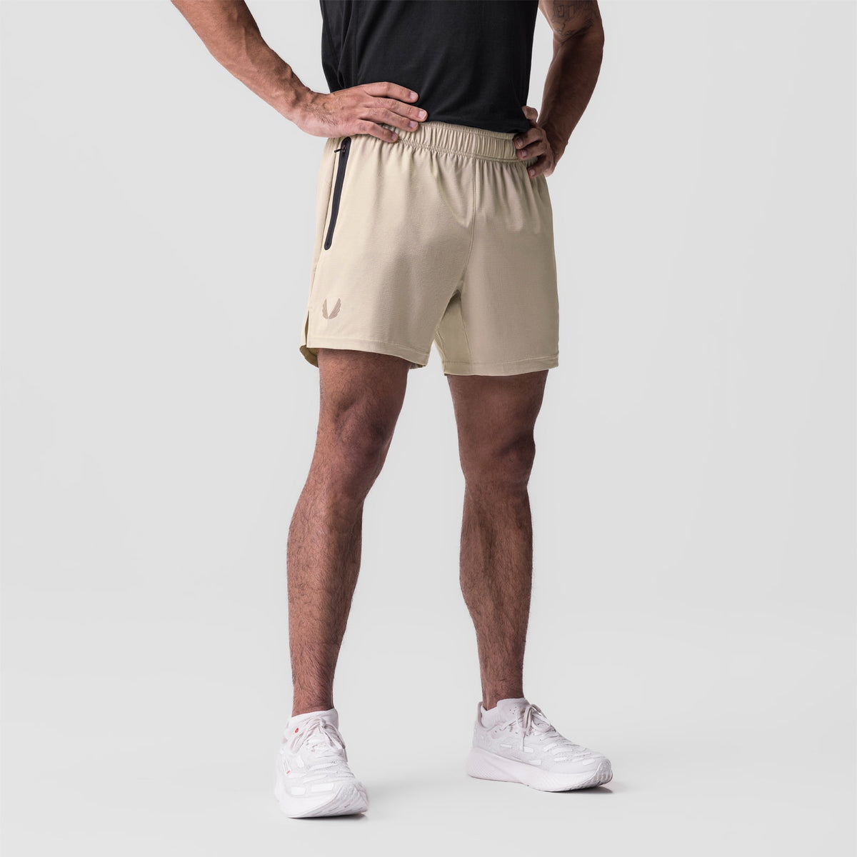 0810. Ultralite™ 6" Linerless Short - Beige | ASRV