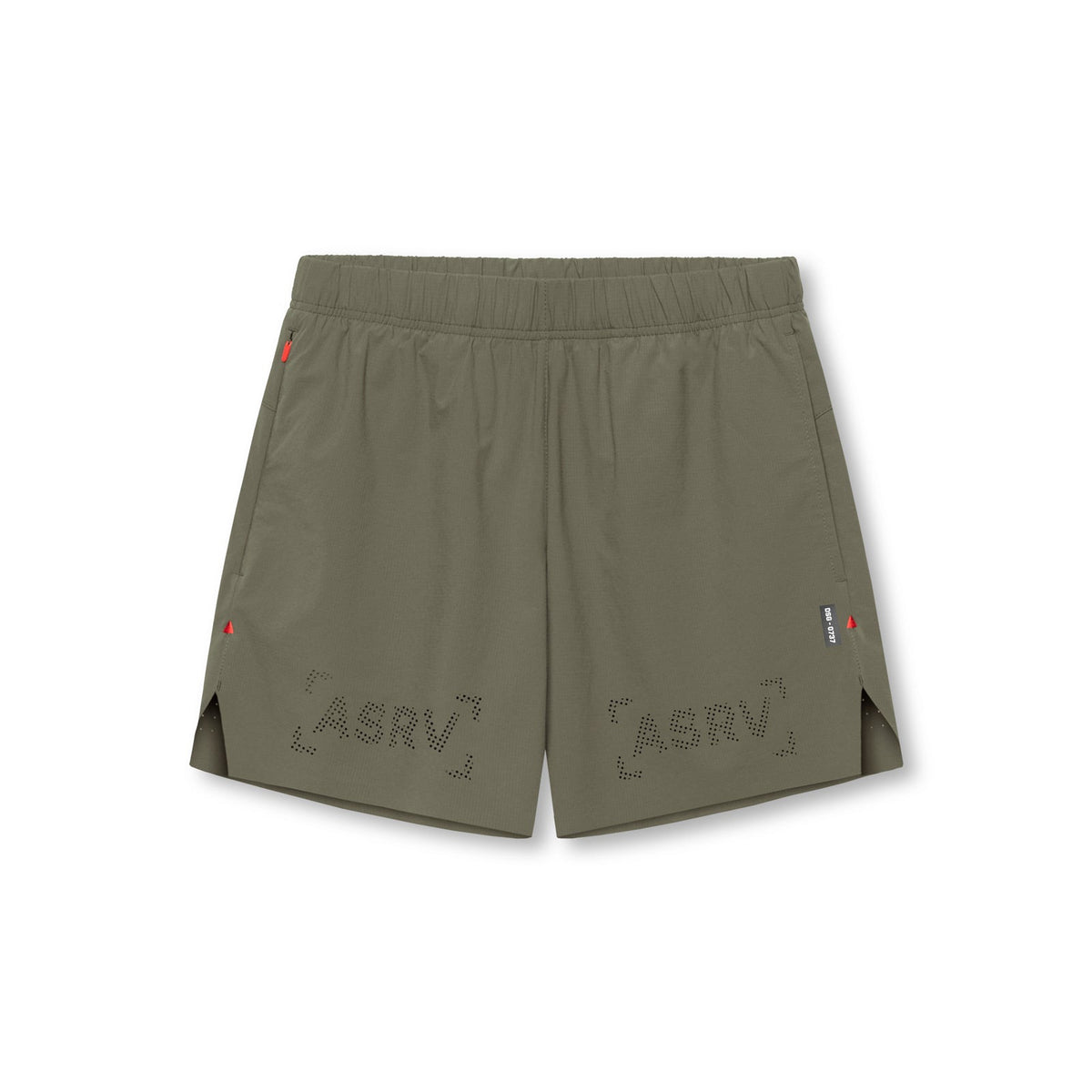0737. Ripstop 6" Perforated Short - Olive | ASRV