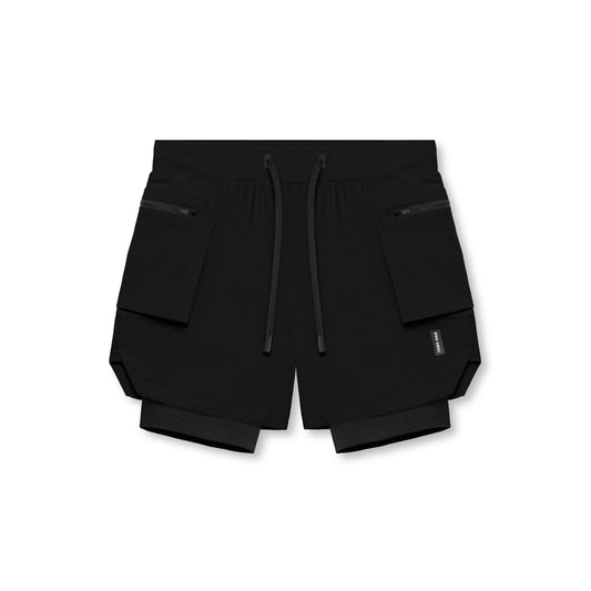 0651. Tetra-Lite® 5" Liner Cargo Short - Black | ASRV