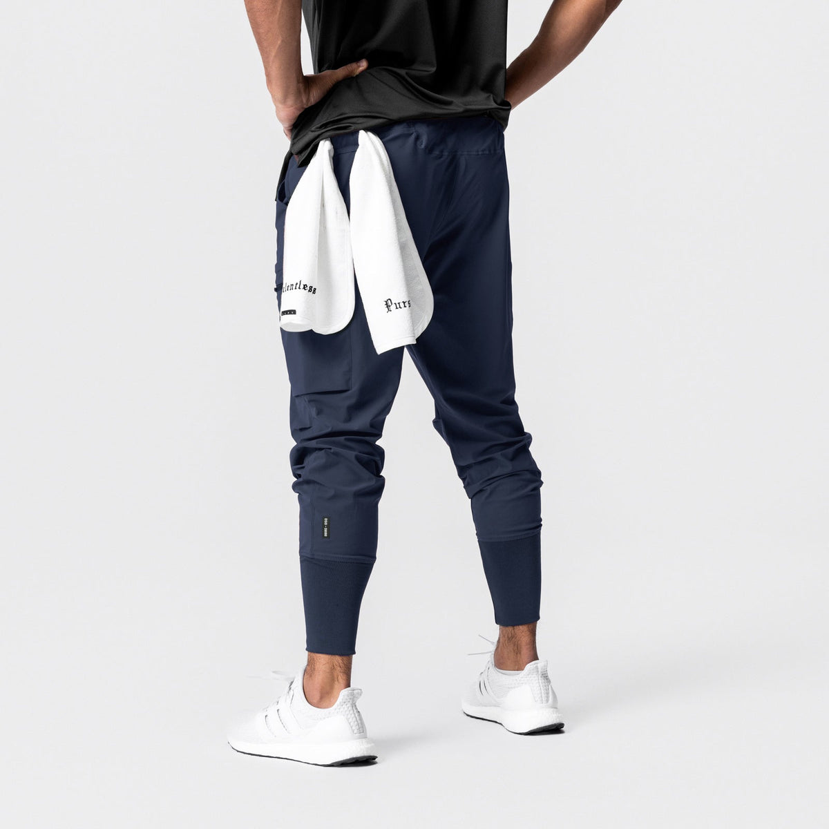 0827. Tetra-Lite® Inlay Pocket High Rib Jogger - Navy | ASRV