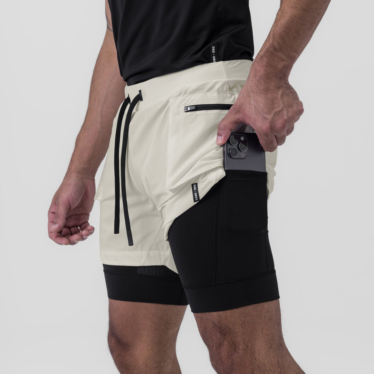 0651. Tetra-Lite® 5" Liner Cargo Short - Stone | ASRV
