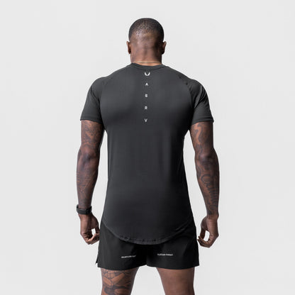 0716. Core Mesh Established Tee - Black | ASRV