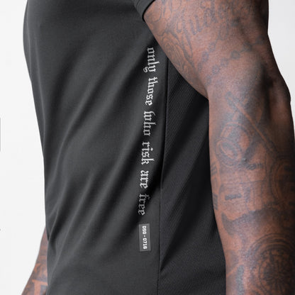 0716. Core Mesh Established Tee - Black | ASRV