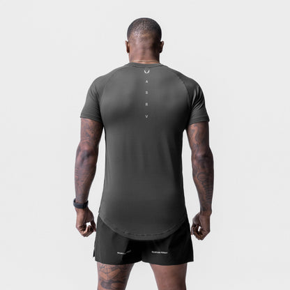 0716. Core Mesh Established Tee - Space Grey | ASRV