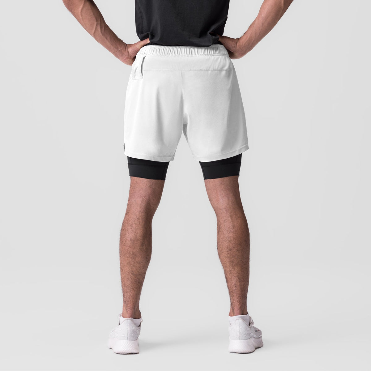 0784. Ultralite™ 6" Liner Short - White/Black | ASRV