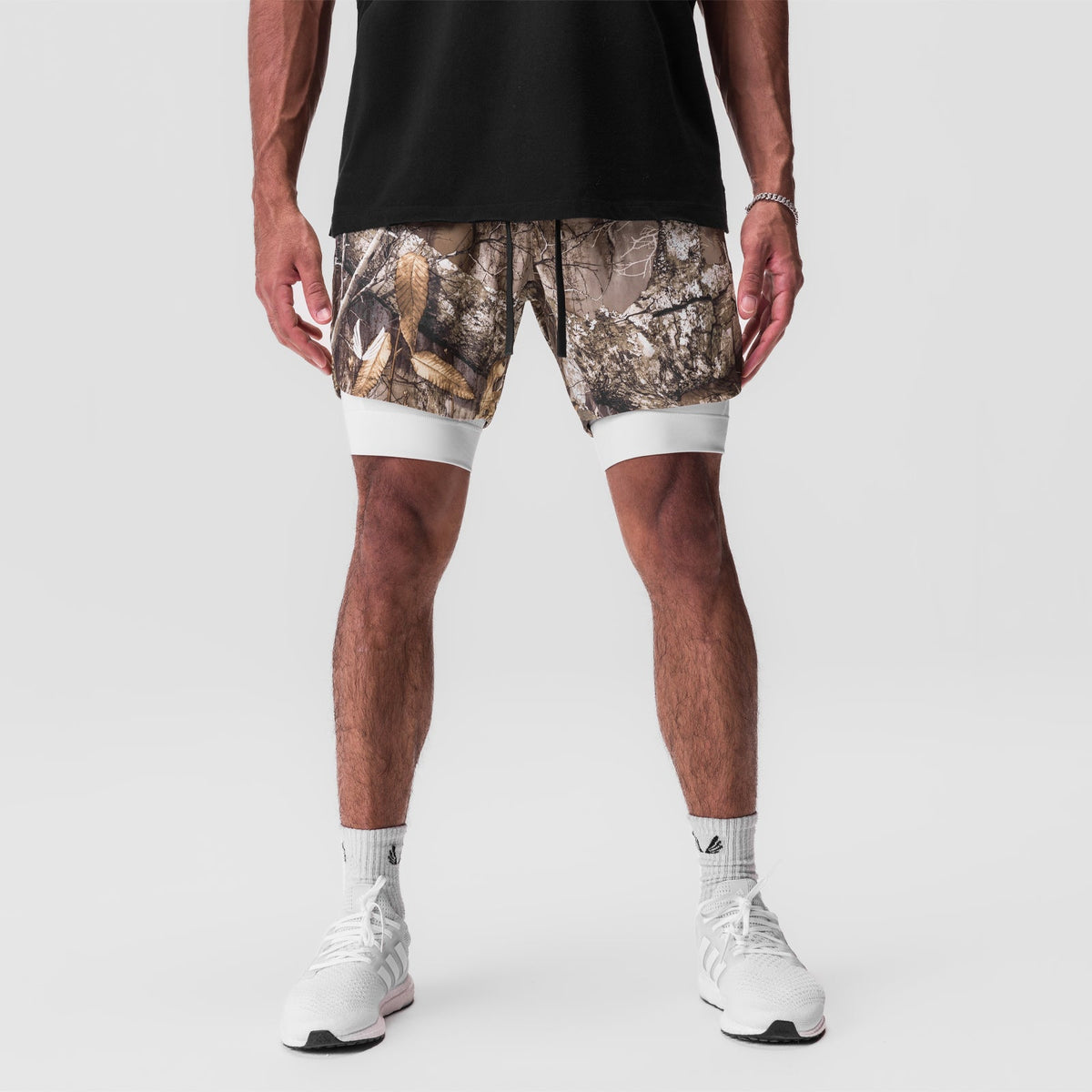 0866. Tetra-Lite® 7" Liner Short - Realtree® Camo / White / White "Win | ASRV