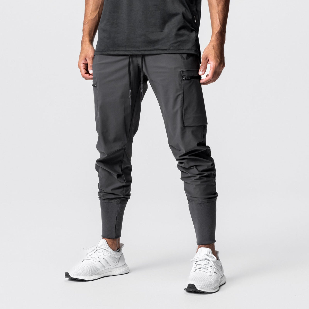 0827. Tetra-Lite® Inlay Pocket High Rib Jogger - Space Grey | ASRV