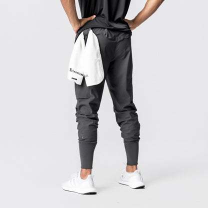 0827. Tetra-Lite® Inlay Pocket High Rib Jogger - Space Grey | ASRV