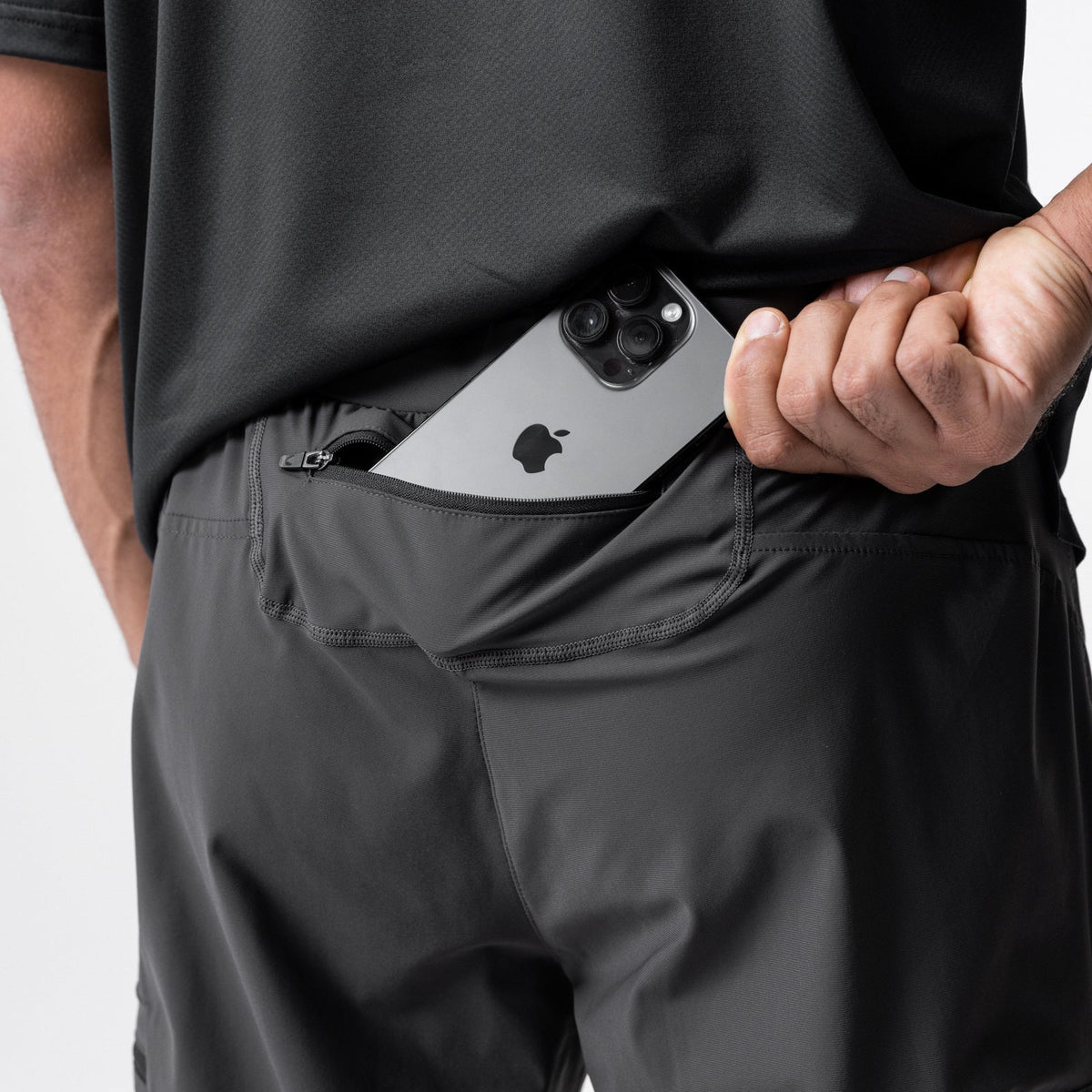 0827. Tetra-Lite® Inlay Pocket High Rib Jogger - Space Grey | ASRV