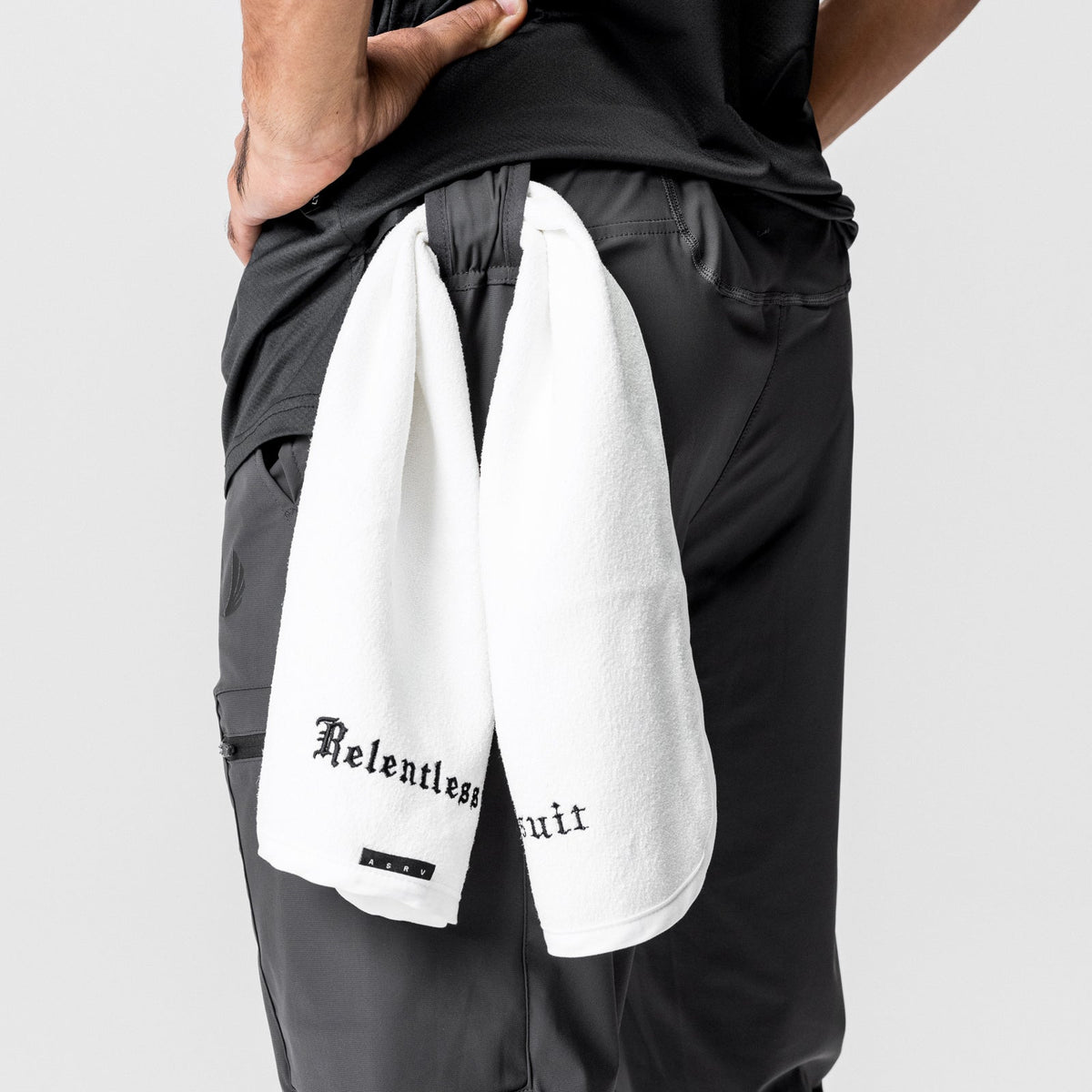 0827. Tetra-Lite® Inlay Pocket High Rib Jogger - Space Grey | ASRV