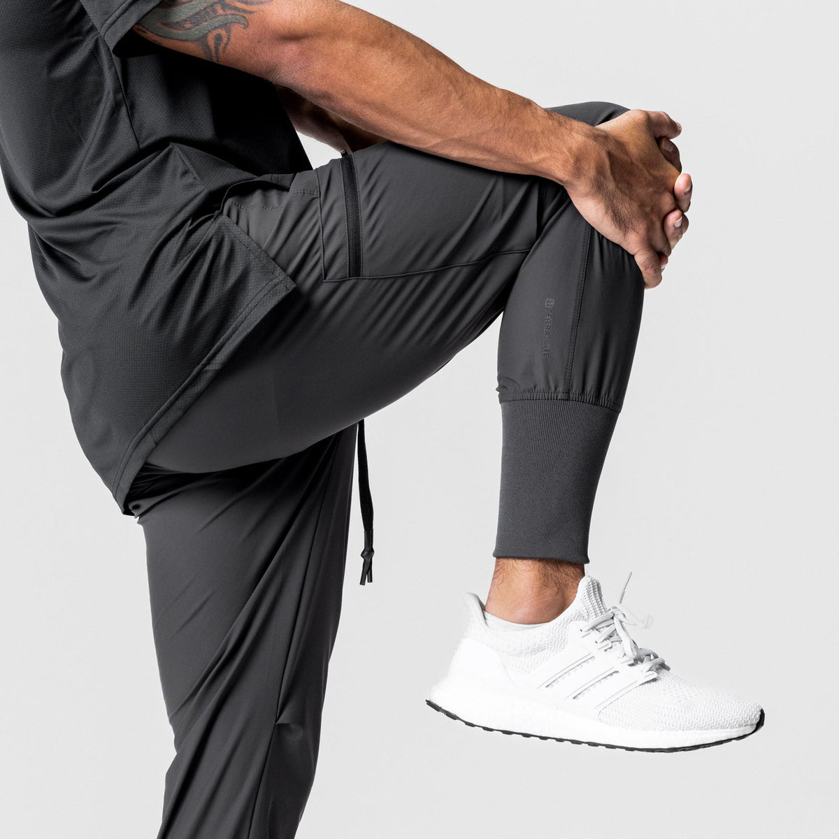 0827. Tetra-Lite® Inlay Pocket High Rib Jogger - Space Grey | ASRV