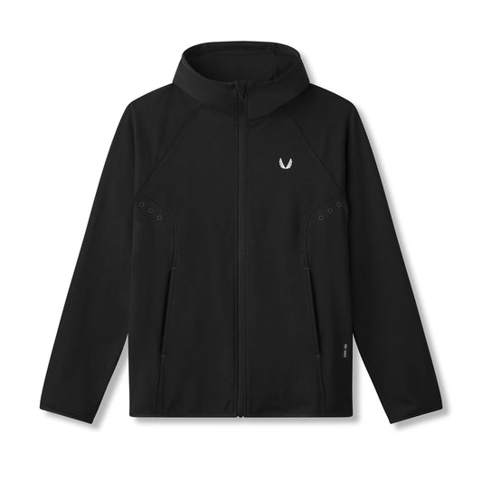 0943. Performance Fleece Zip Hoodie - Black | ASRV