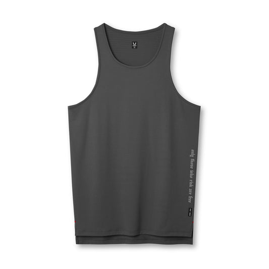0835. 3D-Lite® 2.0 Drop Hem Tank - Space Grey "OTWR" | ASRV