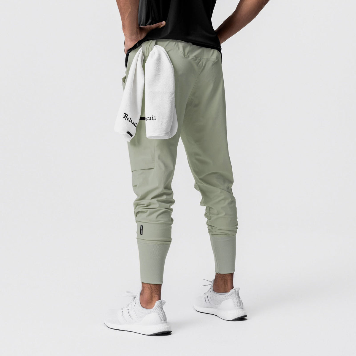 0827. Tetra-Lite® Inlay Pocket High Rib Jogger - Sage | ASRV