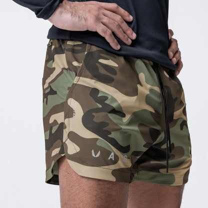 0751. Tetra-Lite® 5" Linerless Short - Woodland Camo "Classic" | ASRV