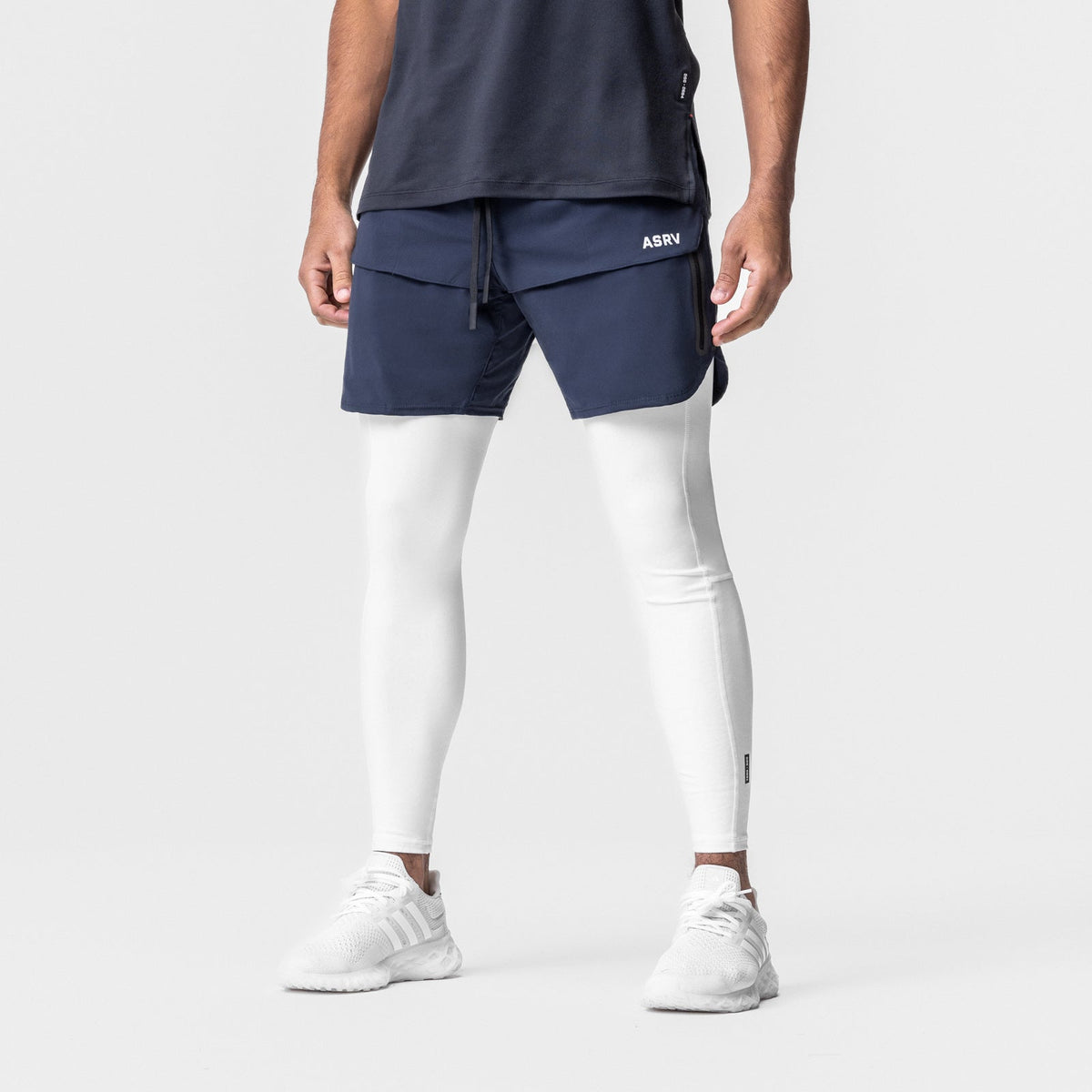 0689. Tetra-Lite® 7" Tech Short - Navy | ASRV