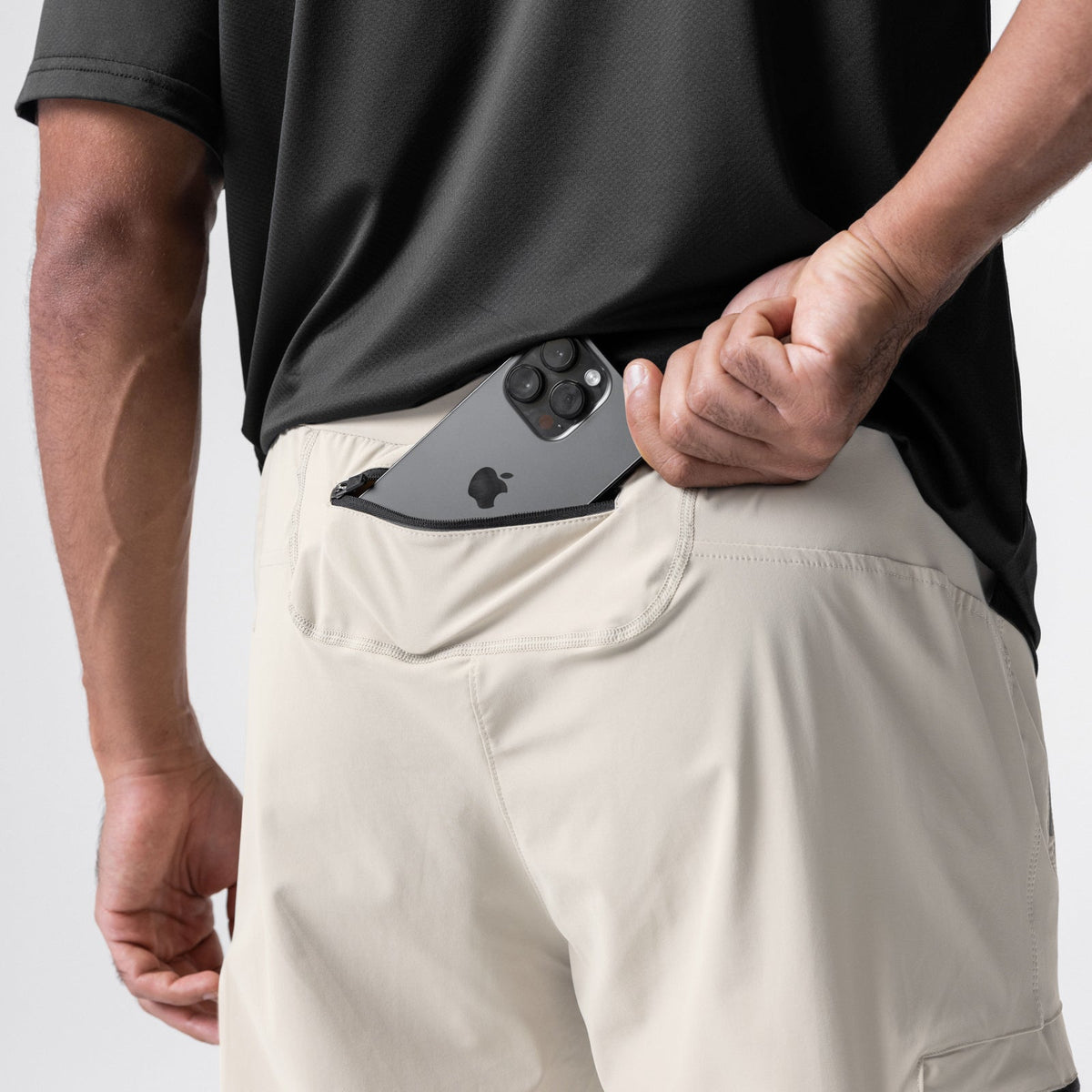 0698. Tetra-Lite® Inlay Pocket High Rib Jogger - Sand Smoke | ASRV