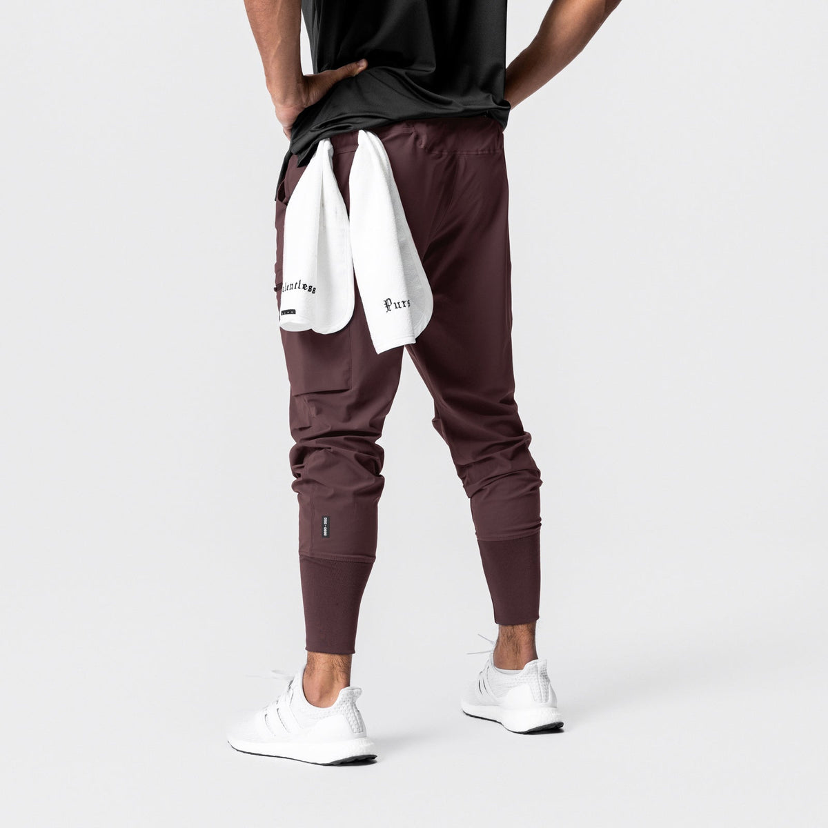 0698. Tetra-Lite® Inlay Pocket High Rib Jogger - Plum | ASRV