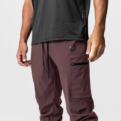 0698. Tetra-Lite® Inlay Pocket High Rib Jogger - Plum | ASRV