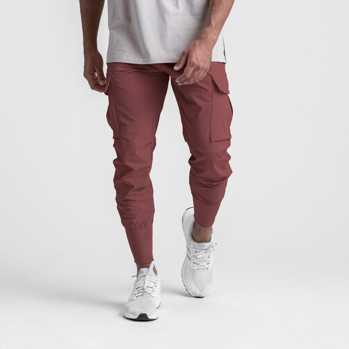 0437. Tetra-Lite® Cargo High Rib Jogger - Red Earth | ASRV