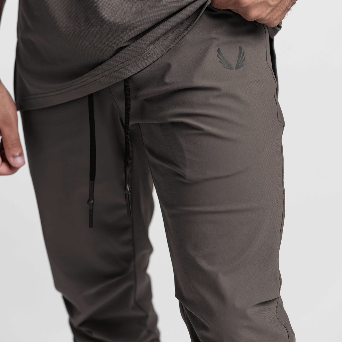 0477. Tetra-Lite® High Rib Jogger - Deep Taupe | ASRV