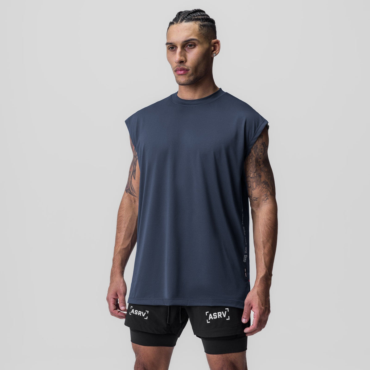 0829. Silver-Lite™ 2.0 Oversized Cutoff - Navy "OTWR" | ASRV