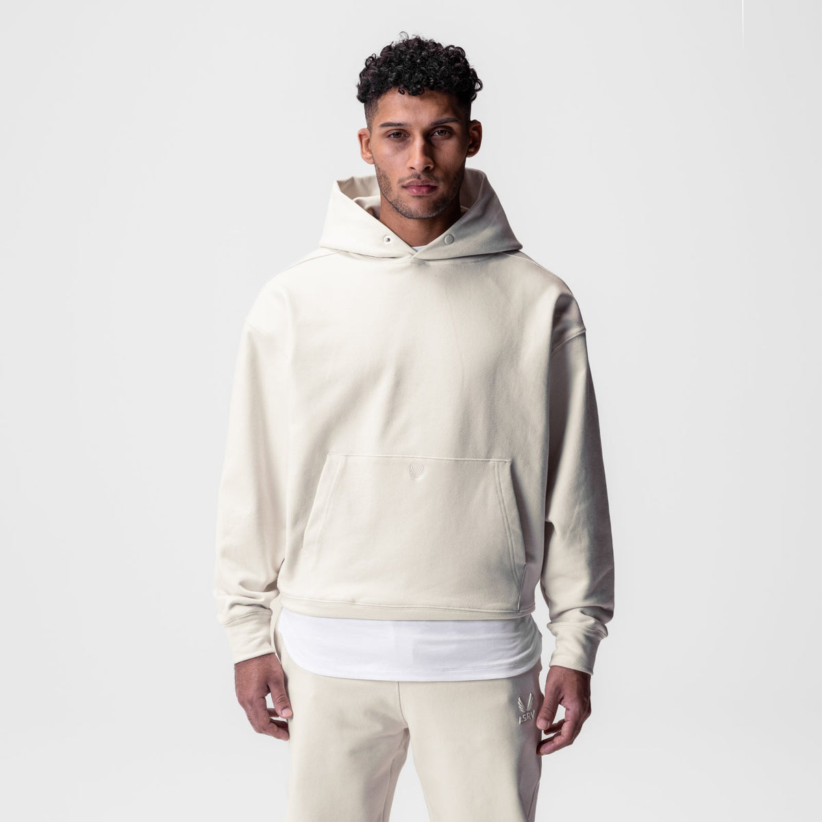 0648. Tech-Terry™ Hoodie - Ivory Cream | ASRV