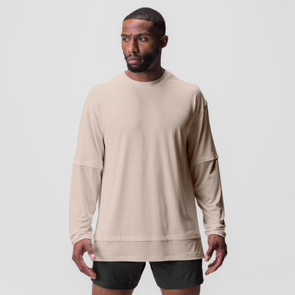 0842. 3D-Lite® 2.0 Layered Long Sleeve - Sand Smoke "OTWR" | ASRV