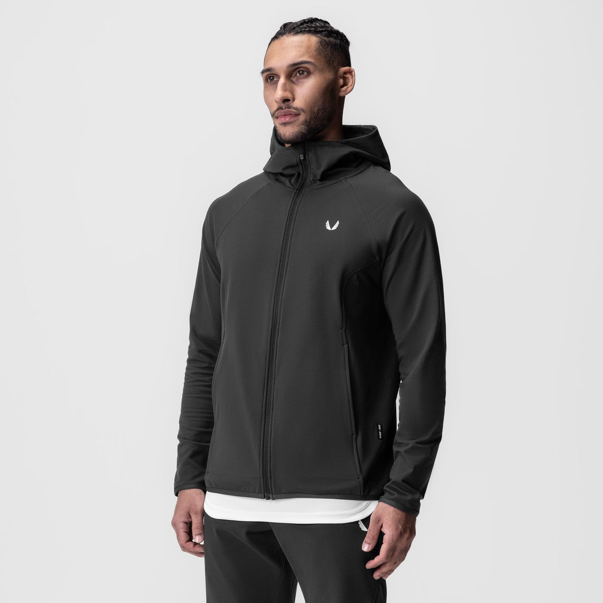 0943. Performance Fleece Zip Hoodie - Space Grey | ASRV