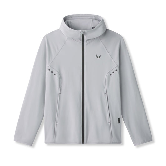 0943. Performance Fleece Zip Hoodie - Slate Grey | ASRV