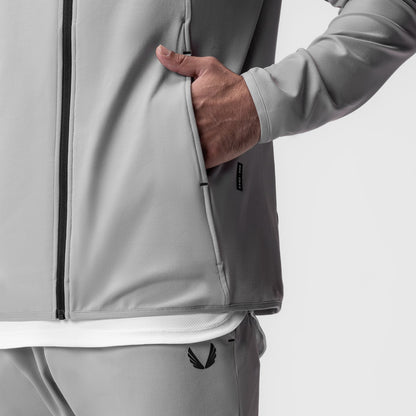 0943. Performance Fleece Zip Hoodie - Slate Grey | ASRV